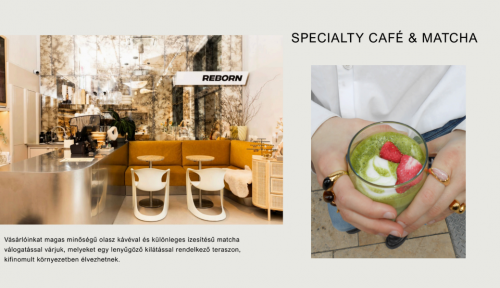 Partnertalálkozó: bemutatkozik a Reborn Jewelry & Café / meghívó egy finom kávéra, matchára vagy limonádéra